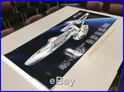 Star Trek The Motion Picture USS Enterprise 66 X 36! Giant Cutaway Poster
