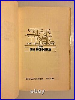 Star Trek The Motion Picture by Gene Roddenberry 1979 Hardcover Edition