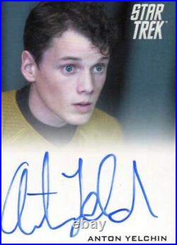 Star Trek The Movie 2009 Anton Yelchin as Chekov Limited Autograph Card