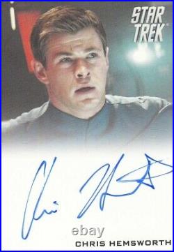 Star Trek The Movie 2009 Chris Hemsworth as George Kirk Auto Autograph Card