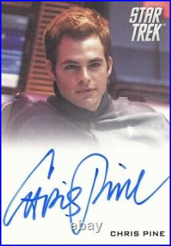Star Trek The Movie 2009 Chris Pine as Kirk Auto Autograph Card