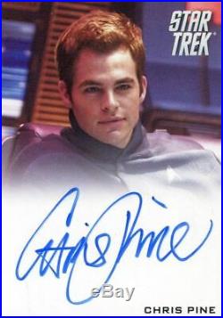 Star Trek The Movie 2009 Chris Pine as Kirk Limited Autograph Card