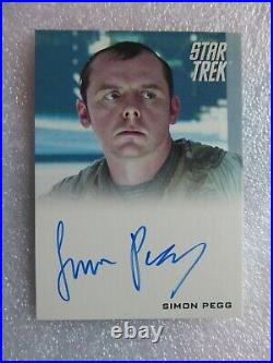 Star Trek The Movie 2009 Simon Pegg as Scotty Autograph Card