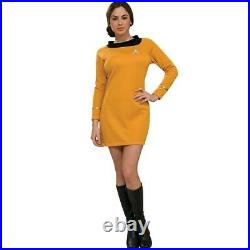 Star Trek The Movie Command Gold Dress Large