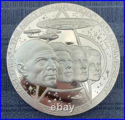 Star Trek The Next Generation 1992 5th Anniversary 6.2 Oz. 925 Sterling Silver