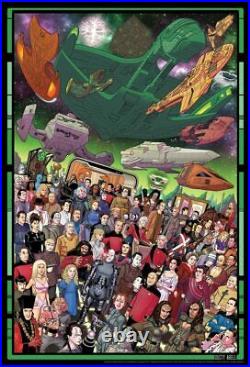 Star Trek The Next Generation 30th Anniversary Poster Set Roddenberry limited