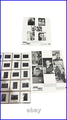 Star Trek The Next Generation Press Kit, 35mm Slides, Signed Photos Memorabilia