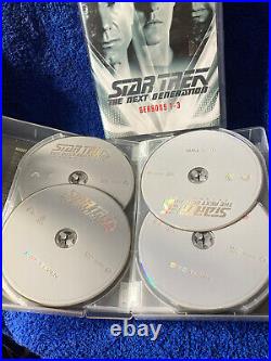 Star Trek The Next Generation Season 1 7 DVD Used Excellent Condition 48 Disc