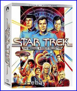 Star Trek The Original 4 Movie Collection (4K Ultra HD Blu-ray) Pre-order Sep 7