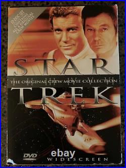 Star Trek The Original Crew Movie Collection DVD, 2004 12 Disc Set, Double-D