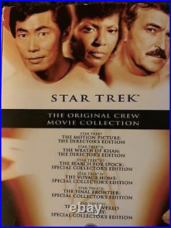 Star Trek The Original Crew Movie Collection DVD, 2004 12 Disc Set, Double-D