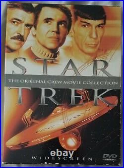 Star Trek The Original Crew Movie Collection (DVD, Widescreen) 1 2 3 4 5 6 RARE