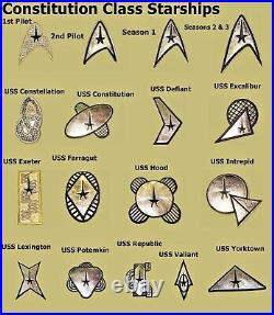 Star Trek The Original Series Badge Patch Insignia Uniform TOS USS All Depts x17