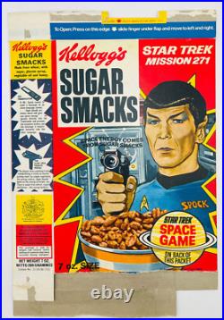 Star Trek The Original Series Kellogg's Sugar Smacks Box and Promos 1969