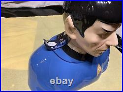 Star Trek The Original Series Spock Cookie Jar. Westland 2011 NWT