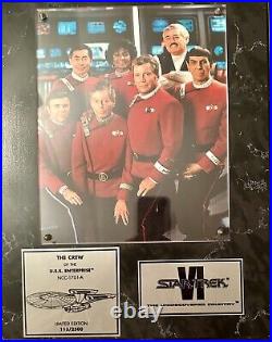 Star Trek The Undiscovered Country Plaque