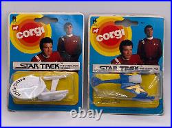 Star Trek The Vengeance of Khan U. S. S. Enterprise & Klingon Warship. Corgi 1982