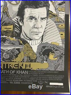 Star Trek The Wrath Of Khan Tyler Stout Variant Movie Poster Print