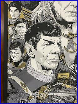 Star Trek The Wrath Of Khan Tyler Stout Variant Movie Poster Print