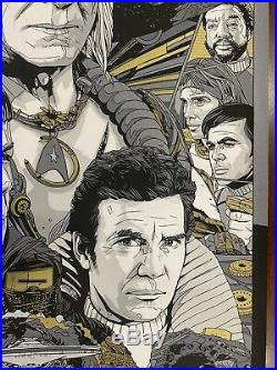 Star Trek The Wrath Of Khan Tyler Stout Variant Movie Poster Print