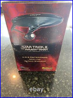 Star Trek The Wrath of Khan ENTERPRISE NCC-1701 16 Diamond Select NIB SEALED