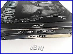 Star Trek Three Movie Collection Blu-ray Steelbook UK Zavvi Exclusive! MINT