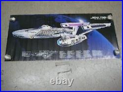 Star Trek U. S. S. Enterprise large wall Poster Vintage 1979 movie C1071