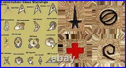 Star Trek Uniform Badge Patch Insignia The Original Series USS All Depts 17