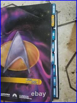 Star Trek Universe 8 binders with hundreds of trivia cards / fact pages Newfield