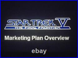 Star Trek V Final Frontier 1989 Marketing Plan 84 Slides 14 Unknown Posters