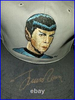Star Trek Vintage Ball Cap Signed By Leonard Nimoy/ Mr. Spock
