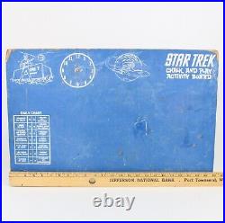 Star Trek Vintage Chalk Board 1967 with Factory Enterprise Error Play Activity