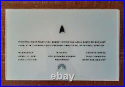 Star Trek Voyager memorabilia story boards call sheet invitations director bible
