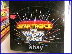 Star Trek Wraith of Khan movie cards rare full box 1982