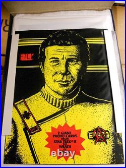 Star Trek Wraith of Khan movie cards rare full box 1982