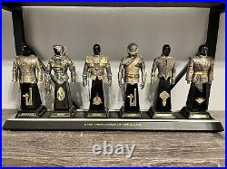 Star Trek by Franklin Mint Armor Of The Galaxy RARE full set of 6 withbase