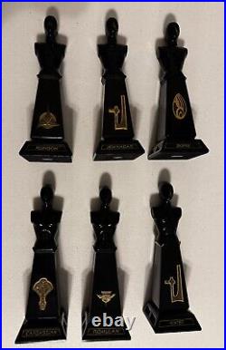 Star Trek by Franklin Mint Armor Of The Galaxy RARE full set of 6 withbase