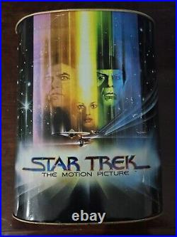 Star Trek the Motion Picture 1979 Cheinco Made in USA Metal Waste Trash Bin