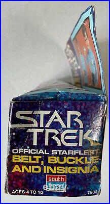 Star Trek the Motion Picture Starfleet Belt, Buckle and Insignia South Bend 1979
