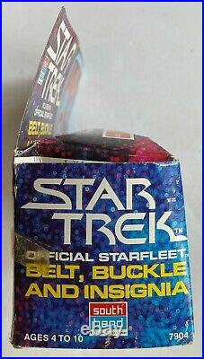 Star Trek the Motion Picture Starfleet Belt, Buckle and Insignia South Bend 1979