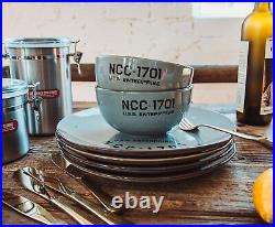 Star Trek the Original Series NCC-1701 Series 8-Piece Ceramic Dinnerware Set