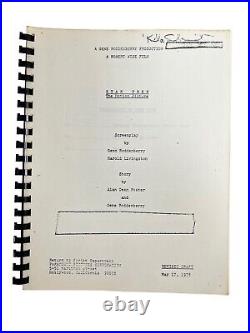 Star Trek the motion picture 1978 revised draft movie film script 144 pages