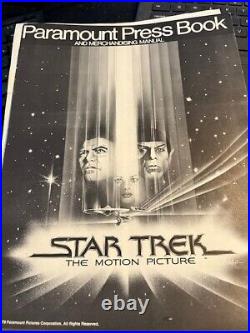 Star Trek-tmp Original 1978 Movie Press Kit Many Photos Slides Autographed By 5