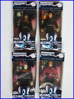 Star Trek very Rare set of 4 dolls movie edition Generations 9