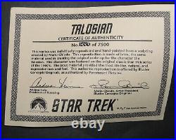Star trek memorabilia alien species bust of Thilosian