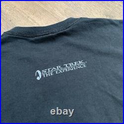 Star trek shirt 1997 vintage 90s star trek first contact movie promo tshirt Sz L