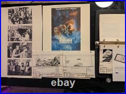 Star wars storyboards Empire Strikes Back movie props George Lucas production