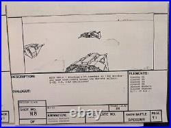 Star wars storyboards Empire Strikes Back movie props George Lucas production