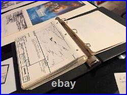 Star wars storyboards Empire Strikes Back movie props George Lucas production