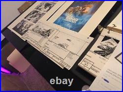 Star wars storyboards Empire Strikes Back movie props George Lucas production